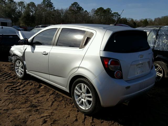 1G1JC6SHXE4194417 - 2014 CHEVROLET SONIC LT SILVER photo 3