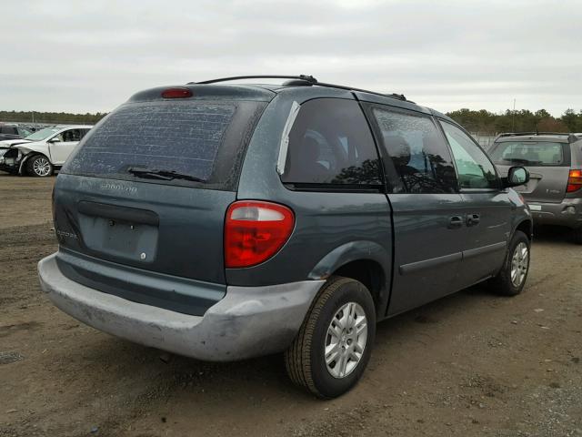 1D4GP25B86B668998 - 2006 DODGE CARAVAN SE GREEN photo 4