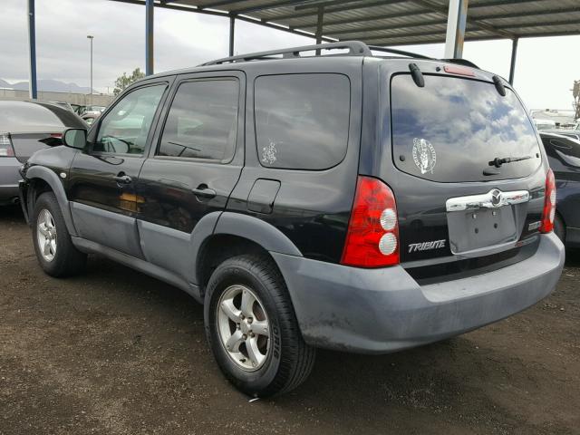 4F2YZ02ZX6KM36744 - 2006 MAZDA TRIBUTE I BLACK photo 3