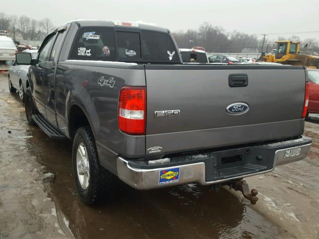 1FTPX14584NC31887 - 2004 FORD F150 GRAY photo 3