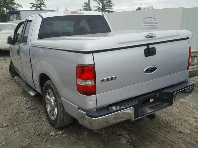 1FTRX12V57FB19123 - 2007 FORD F150 SILVER photo 3