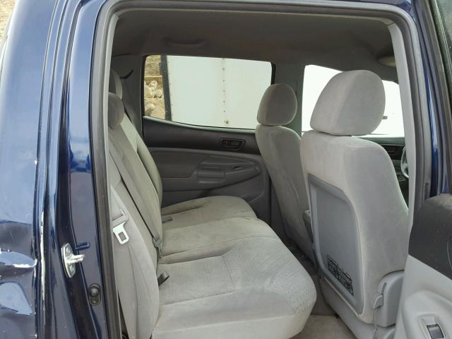 3TMLU42N18M017383 - 2008 TOYOTA TACOMA DOU BLUE photo 6