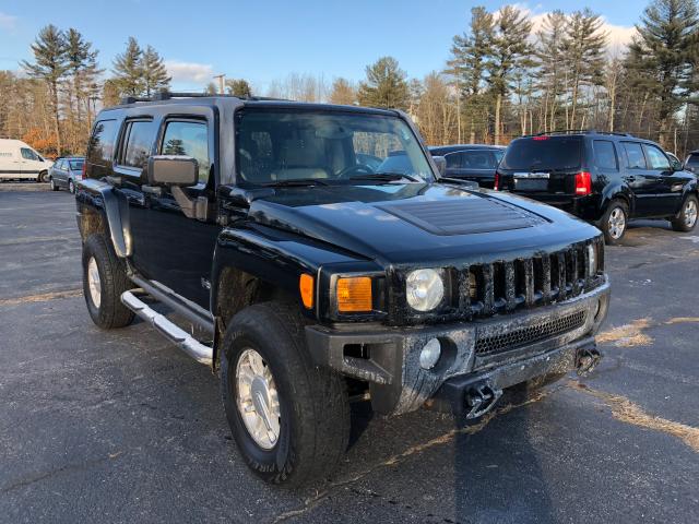 5GTDN13E478153226 - 2007 HUMMER H3 BLACK photo 1