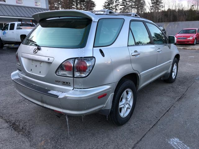 JTJHF10U910214090 - 2001 LEXUS RX 300 SILVER photo 4