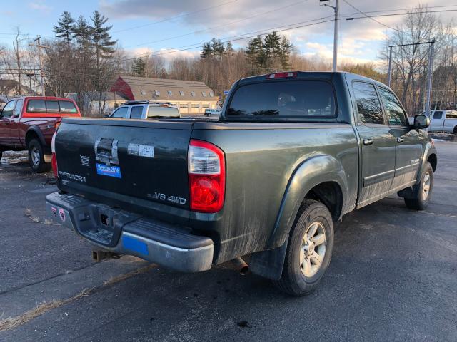 5TBDT44106S536447 - 2006 TOYOTA TUNDRA DOU GREEN photo 4