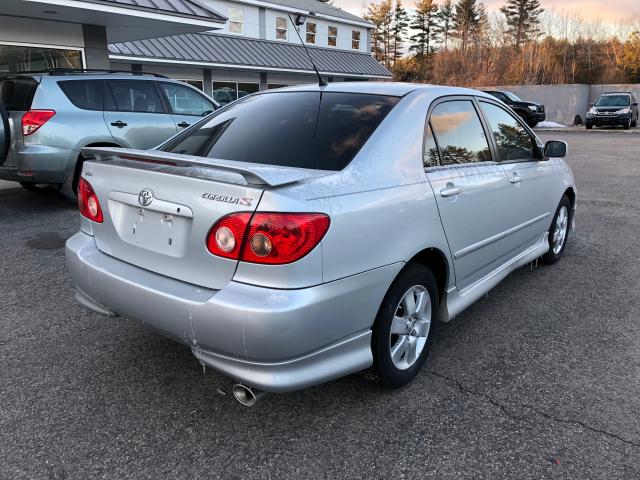 2T1BR32E58C869803 - 2008 TOYOTA COROLLA CE SILVER photo 4