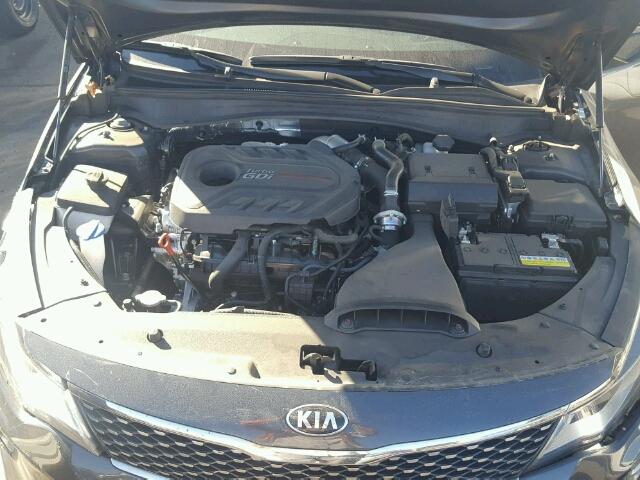 5XXGW4L24HG137390 - 2017 KIA OPTIMA SX BLUE photo 7