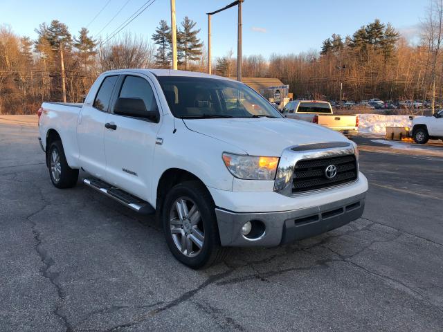 5TBRT54147S453150 - 2007 TOYOTA TUNDRA DOU WHITE photo 2