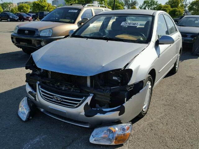 KNAFE222795585288 - 2009 KIA SPECTRA EX SILVER photo 2