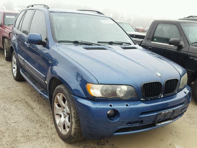 5UXFB335X3LH46246 - 2003 BMW X5 4.4I BLUE photo 1