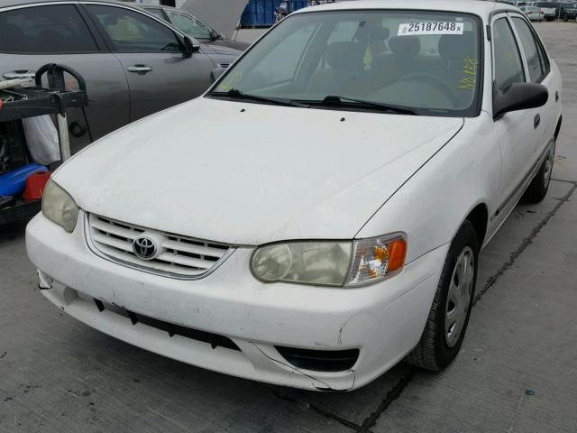 2T1BR12E61C471221 - 2001 TOYOTA COROLLA CE WHITE photo 2