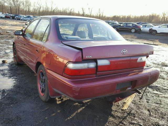 2T1BB02E4TC171968 - 1996 TOYOTA COROLLA DX RED photo 3