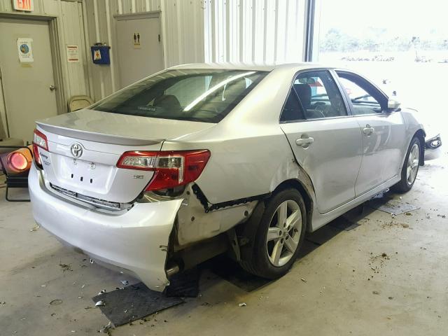 4T1BF1FK2CU508985 - 2012 TOYOTA CAMRY BASE SILVER photo 4