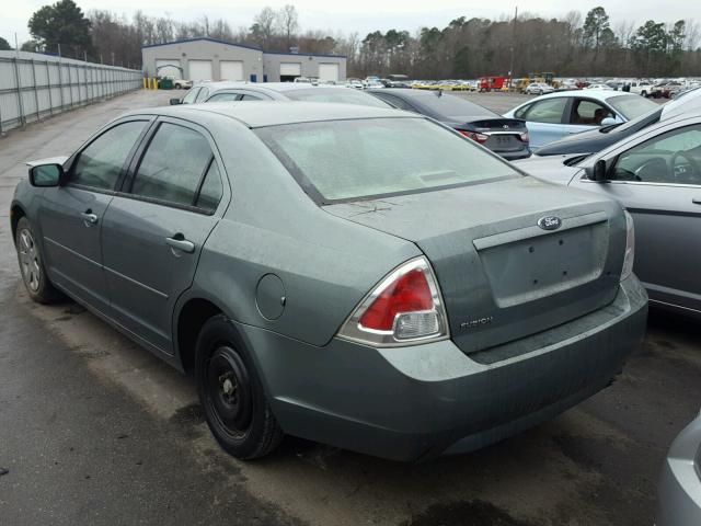 3FAFP06Z66R200410 - 2006 FORD FUSION S GREEN photo 3