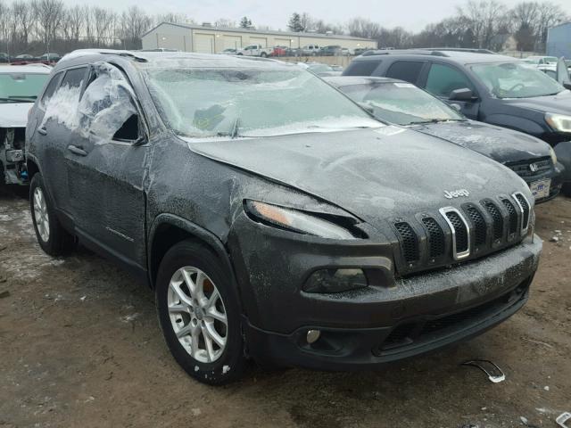 1C4PJMCB3FW614658 - 2015 JEEP CHEROKEE L BLACK photo 1