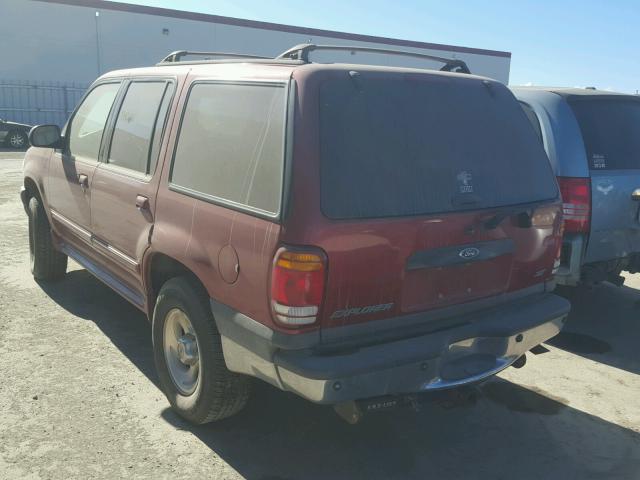 1FMDU73E7YUA90656 - 2000 FORD EXPLORER X RED photo 3
