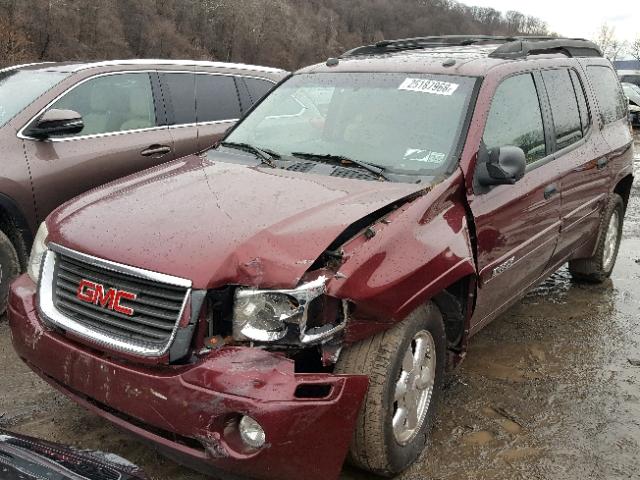 1GKET16S956185301 - 2005 GMC ENVOY XL BURGUNDY photo 2