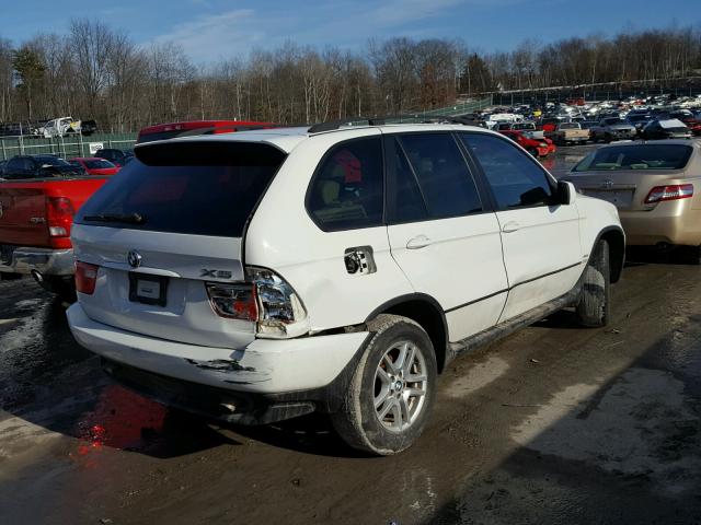 5UXFA13556LY28748 - 2006 BMW X5 3.0I WHITE photo 4