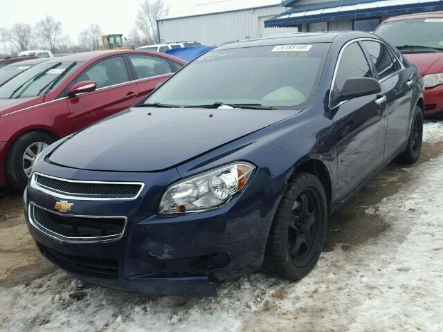 1G1ZB5EB2A4143494 - 2010 CHEVROLET MALIBU LS BLUE photo 2