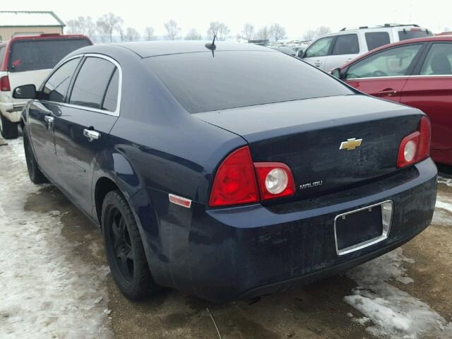 1G1ZB5EB2A4143494 - 2010 CHEVROLET MALIBU LS BLUE photo 3