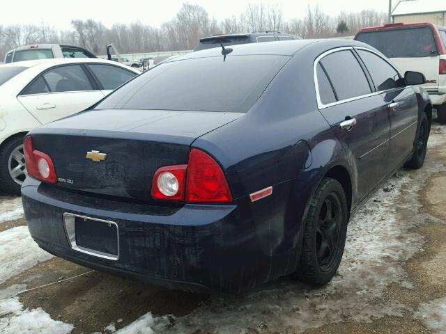1G1ZB5EB2A4143494 - 2010 CHEVROLET MALIBU LS BLUE photo 4