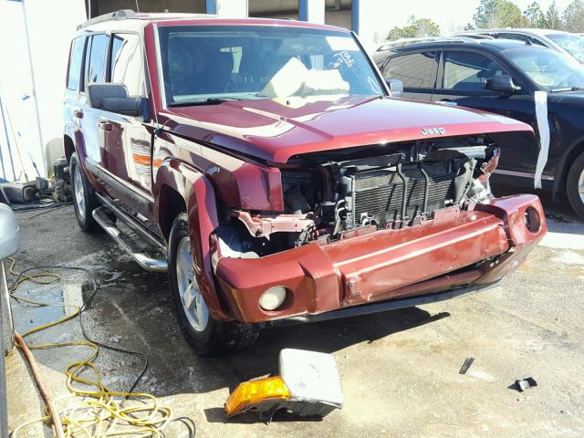 1J8HH48K58C133414 - 2008 JEEP COMMANDER MAROON photo 1