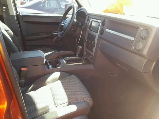 1J8HH48K58C133414 - 2008 JEEP COMMANDER მუქწითელი ფოტო 5
