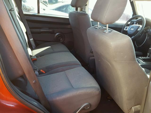 1J8HH48K58C133414 - 2008 JEEP COMMANDER მუქწითელი ფოტო 6