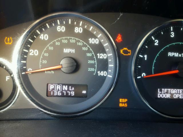 1J8HH48K58C133414 - 2008 JEEP COMMANDER მუქწითელი ფოტო 8