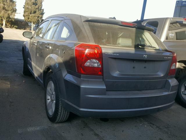 1C3CDWDA9CD535918 - 2012 DODGE CALIBER SX GRAY photo 3