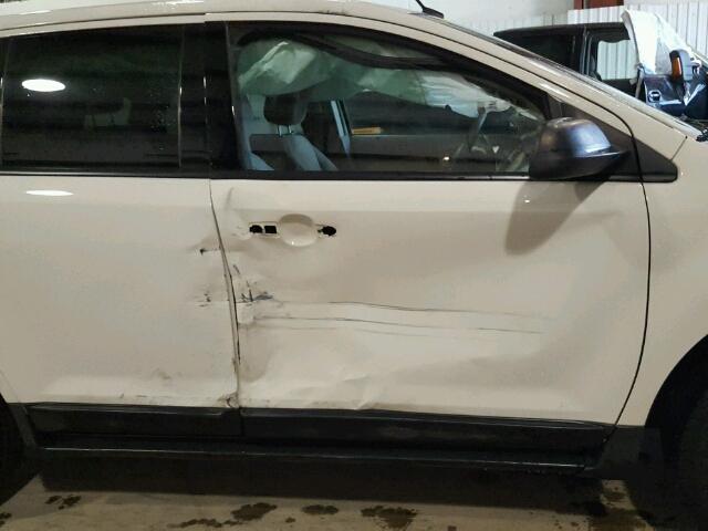 2FMDK3G94DBB64465 - 2013 FORD EDGE SE WHITE photo 9