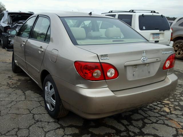 1NXBR32E06Z705497 - 2006 TOYOTA COROLLA CE TAN photo 3