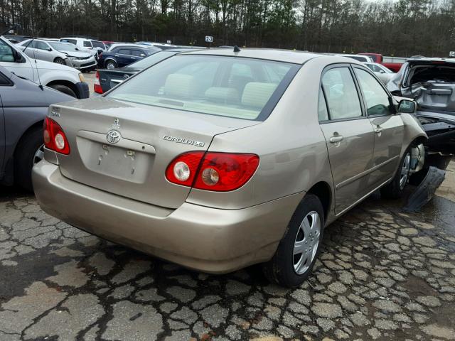 1NXBR32E06Z705497 - 2006 TOYOTA COROLLA CE TAN photo 4