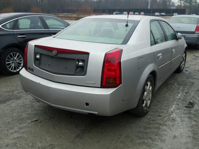 1G6DM577840135483 - 2004 CADILLAC CTS SILVER photo 4