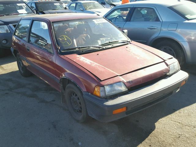 JHMEC3421HS011937 - 1987 HONDA CIVIC 1.5 RED photo 1