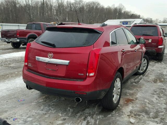 3GYFNEE37ES685605 - 2014 CADILLAC SRX LUXURY RED photo 4