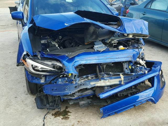 JF1VA1J68F9825788 - 2015 SUBARU WRX LIMITE BLUE photo 9