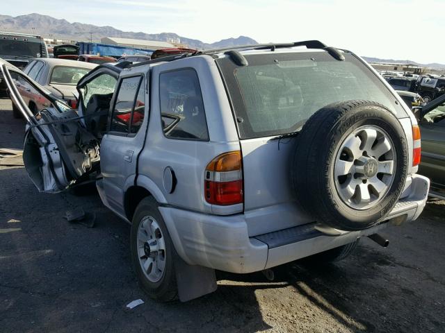 4S6CK58W6X4421823 - 1999 HONDA PASSPORT E SILVER photo 3