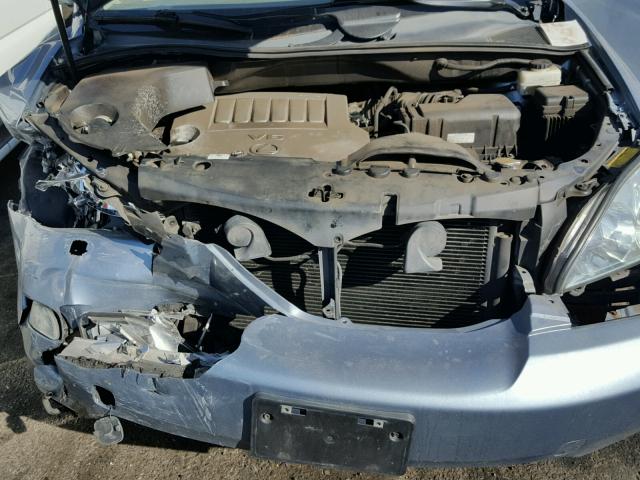 2T2GK31U67C016999 - 2007 LEXUS RX 350 BLUE photo 7