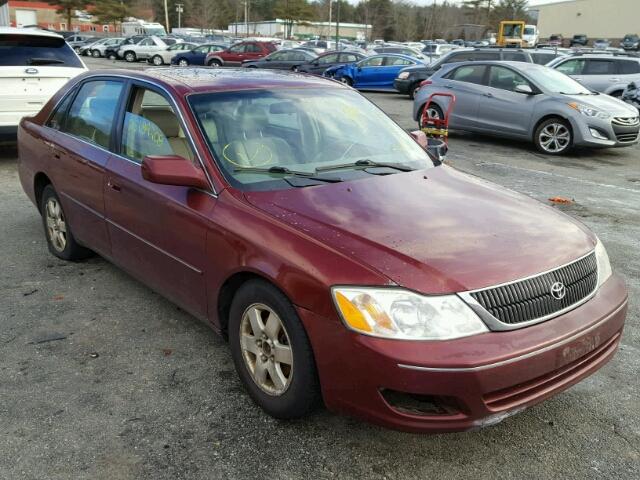 4T1BF28B5YU044682 - 2000 TOYOTA AVALON XL RED photo 1