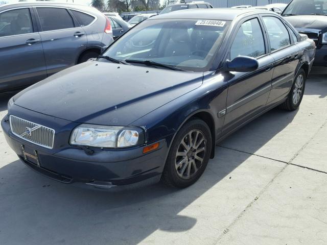 YV1TS94D411174202 - 2001 VOLVO S80 BLUE photo 2