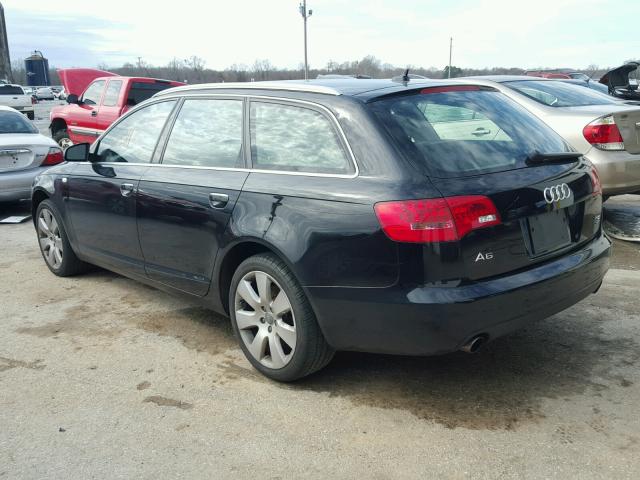 WAUKH74FX7N144643 - 2007 AUDI A6 AVANT Q BLACK photo 3