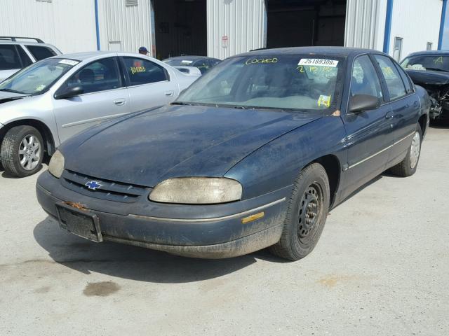 2G1WL52M7T9191420 - 1996 CHEVROLET LUMINA BLUE photo 2