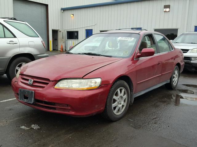 1HGCG66842A084153 - 2002 HONDA ACCORD EX RED photo 2