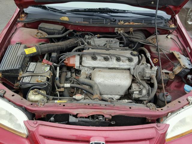 1HGCG66842A084153 - 2002 HONDA ACCORD EX RED photo 7