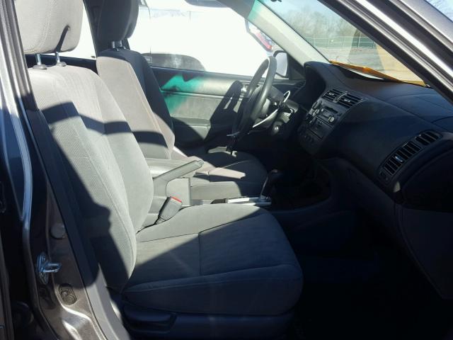 2HGES26725H616738 - 2005 HONDA CIVIC EX ნაცრისფერი ფოტო 5