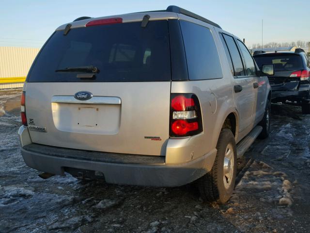 1FMEU62EX6UA76389 - 2006 FORD EXPLORER X SILVER photo 4