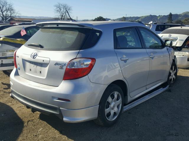 2T1KE4EE8AC040095 - 2010 TOYOTA COROLLA MA SILVER photo 4