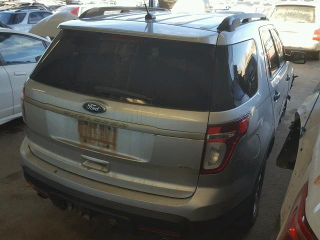 1FMHK8B87BGA69207 - 2011 FORD EXPLORER SILVER photo 4