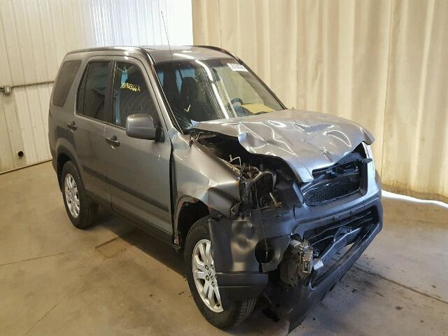 SHSRD78896U415089 - 2006 HONDA CR-V EX GRAY photo 1